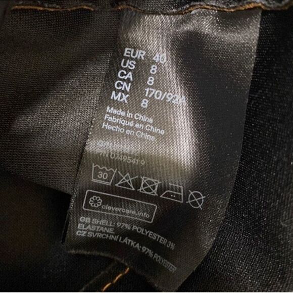 H&M Brown Biker Faux Suede Jacket(Size 8) - Picture 8 of 8